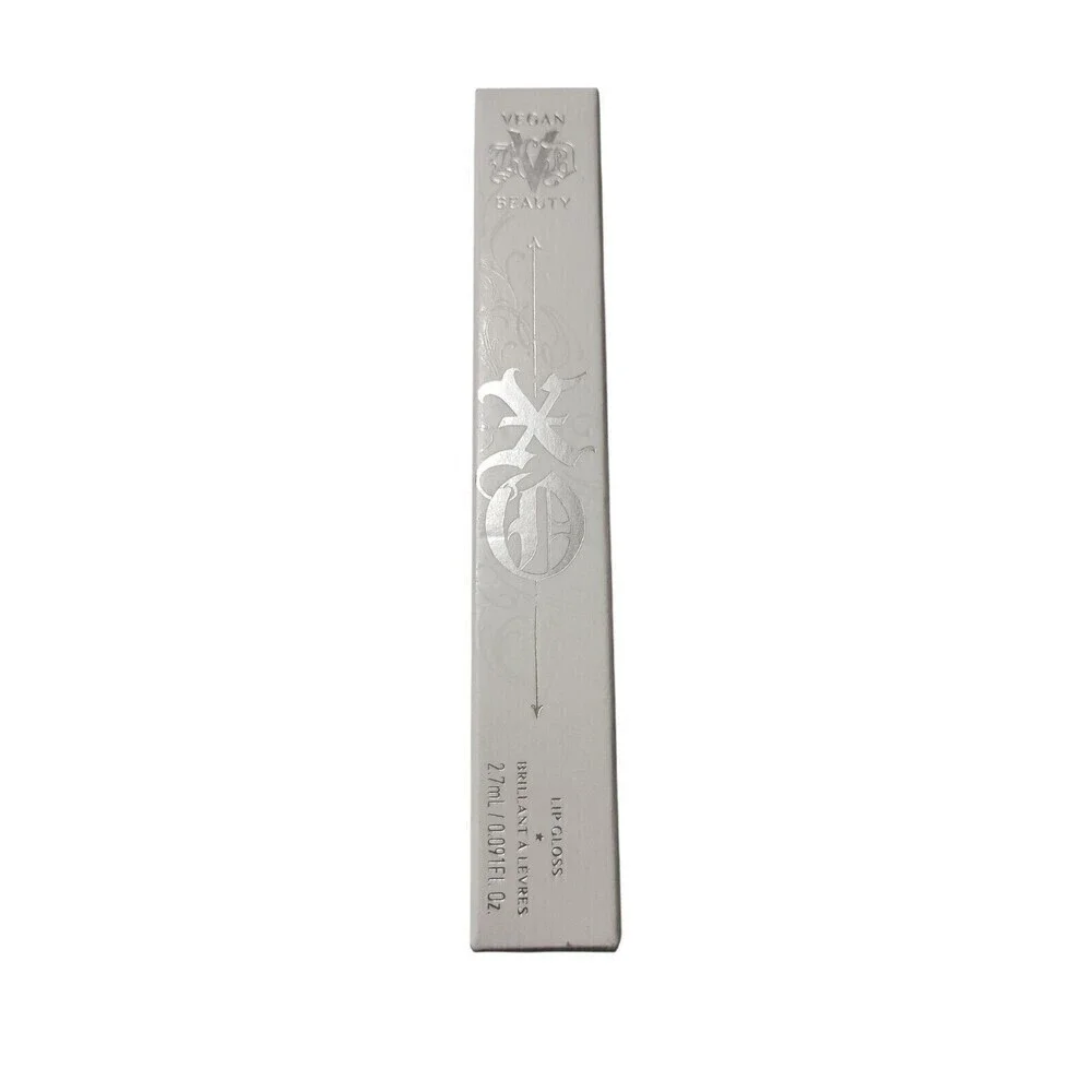 KVD Vegan Beauty XO Lip Gloss Azalea .09 fl oz 2.7 ml New in Box Made in Italy